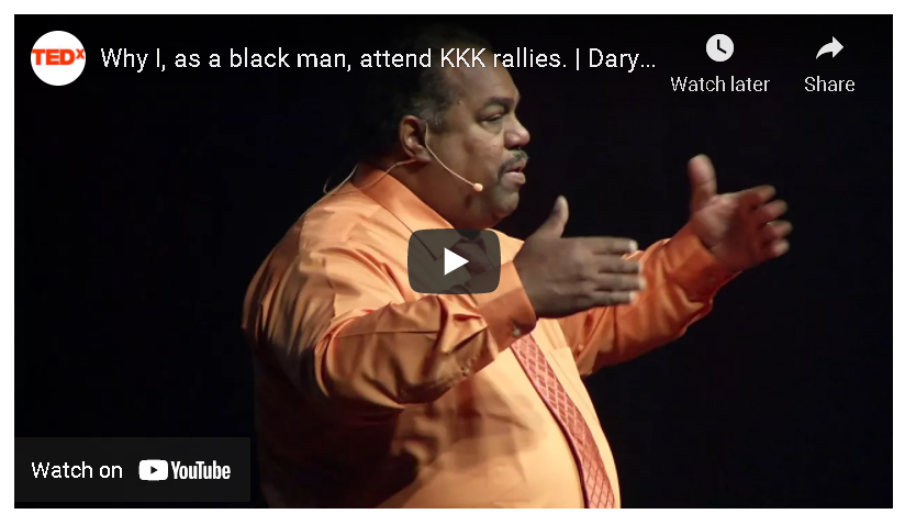 Why I, as a black man, attend KKK rallies. | Daryl Davis | TEDxNaperville